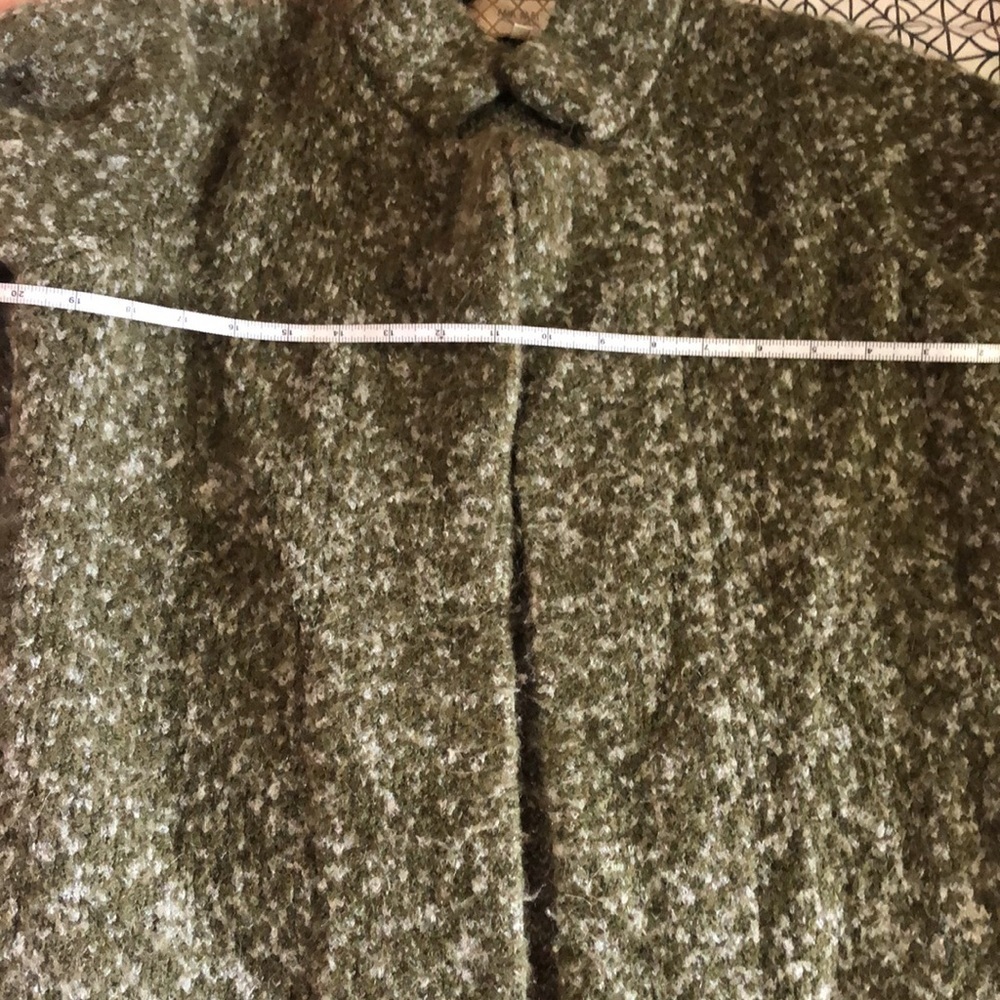 Mia Mia Slim Olive Wool Mix Cardigan SZ Small - Picture 7 of 7